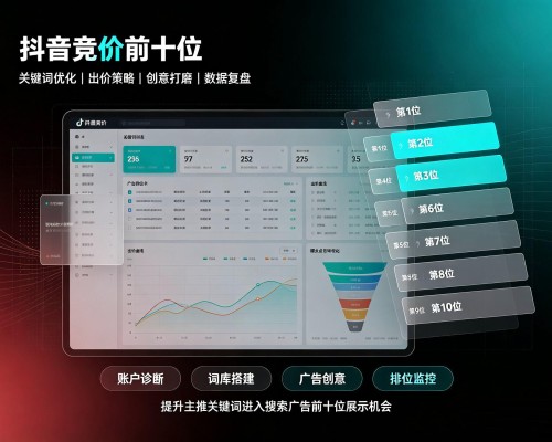 台前抖音搜索竞价